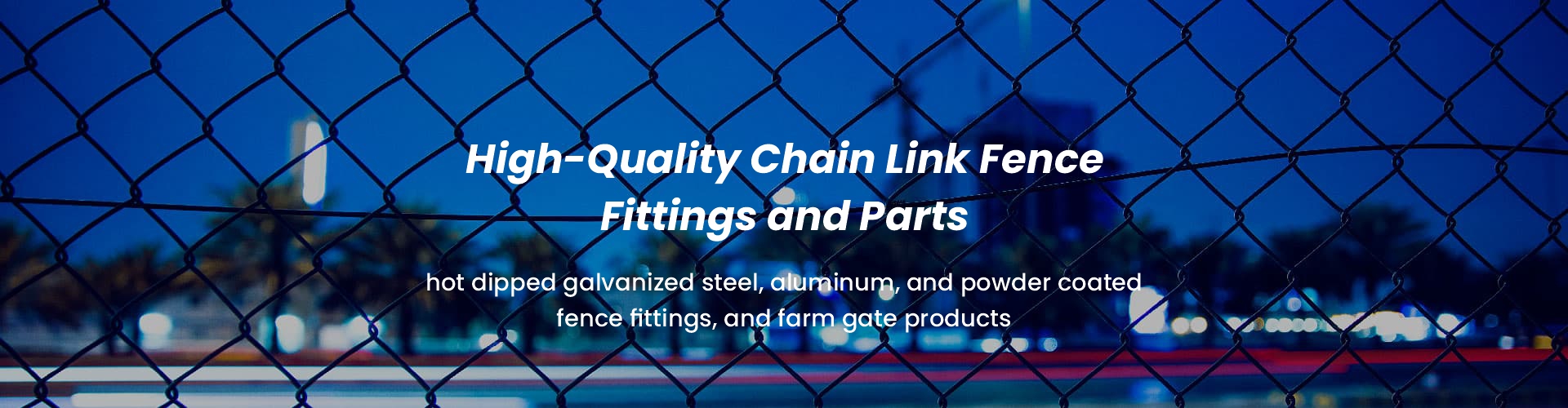 High-Quality Chain Link Fence Fittings