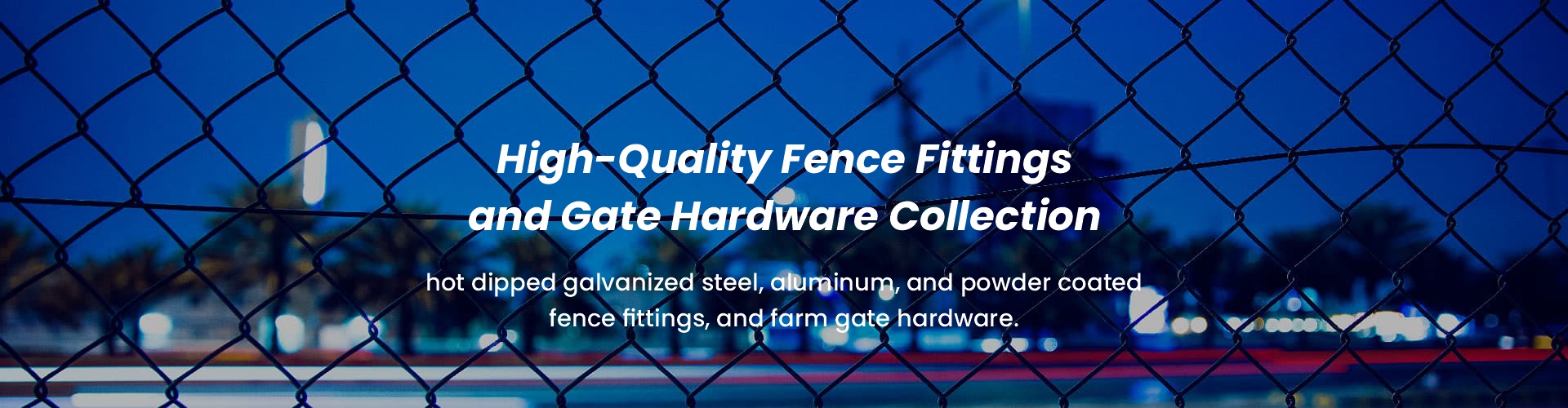 High-Quality Fence Fittings and Gate Hardware Collection